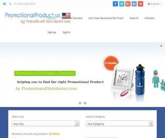 Promotionalproduct.us(Promotional Products and Gifts) Screenshot