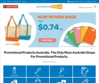 Promotionalproducts.com.au(Promotional Products Australia) Screenshot
