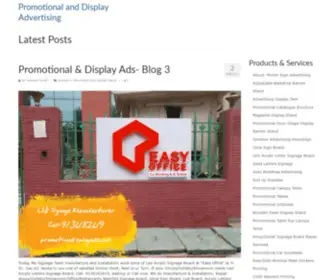 Promotiondisplayads.com(Promote your brand through our Display) Screenshot