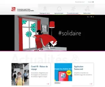 Promotionsantevalais.ch(Promotion santé Valais) Screenshot