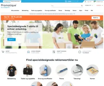 Promotique.dk(Reklameartikler og specialdesignede firmagaver) Screenshot