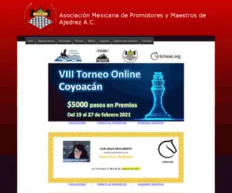 Promotoresdeajedrez.com(Promotores de ajedrez en Mexico) Screenshot