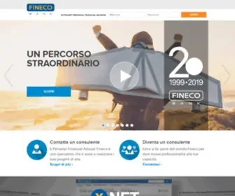Promotorifinecobank.it(Fineco Bank) Screenshot