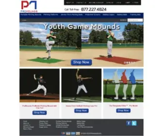 Promounds.com(Innovative Baseball & Softball Equipment) Screenshot