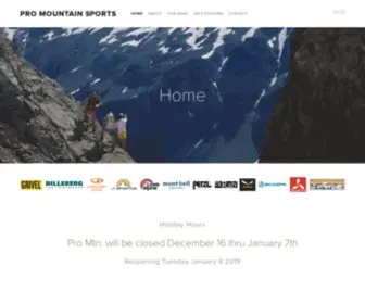 Promountainsports.com(Pro Mountain Sports) Screenshot