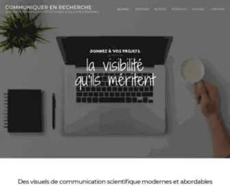 Promouvoirlarecherche.com(Offre de services de création de visuels divers) Screenshot