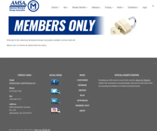 Promover2.org(American Moving & Storage Association) Screenshot