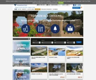 Promoviatges.net(Viatges nacionals i internacionals) Screenshot
