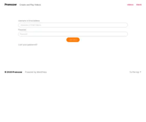 Promozer.com(Create and Play Videos) Screenshot