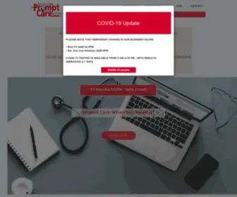 Prompt-Care.com(Prompt Care) Screenshot