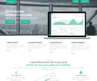 Prompt.cash(BitcoinCash Payment Processor) Screenshot