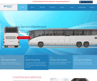 Promptcharters.com(Charter Bus Rental Service) Screenshot