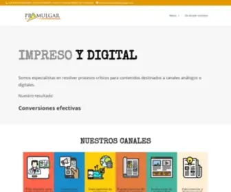 Promulgar.com(Promulgar Creatividad) Screenshot