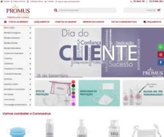 Promusbrindes.com.br(Promus Brindes Personalizados para Empresas e Brindes Promocionais Corporativos SP) Screenshot