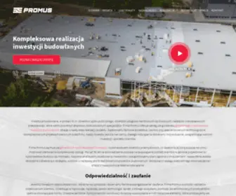 Promus.com.pl(Kompleksowa realizacja inwestycji budowlanych) Screenshot