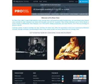 Promusictutor.com(Online Saxophone & Guitar Lessons) Screenshot