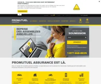 Promutuelassurance.ca(Promutuel Assurance) Screenshot