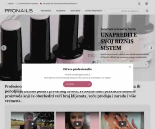 Pronails.in(Početna) Screenshot