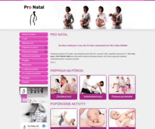 Pronatal.sk(Pro Natal) Screenshot