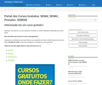 Pronatecmec.com.br(Portal dos cursos gratuitos) Screenshot