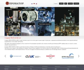 Pronator.ru(пронатор гидравлика механика автоматика электродвигатели) Screenshot