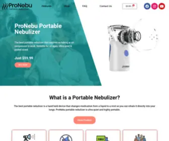 Pronebu.com(ProNebu Portable Nebulizer) Screenshot