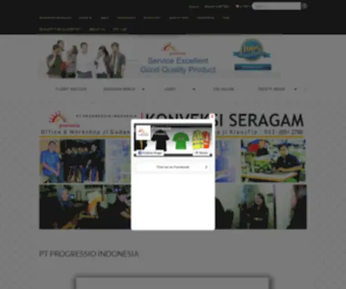 Pronesia.co.id(Konveksi Seragam) Screenshot