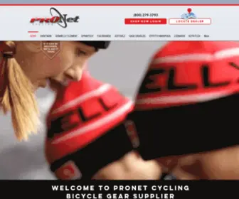 Pronetcycling.com(Based in Seattle. U.S. supplier of premium bicycle accessories) Screenshot