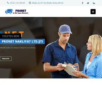 Pronetnakliyat.com.tr(İstanbul) Screenshot