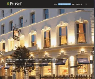 Pronett.co.uk(The property maintenance solution) Screenshot