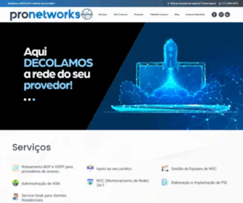 Pronetworks.com.br(Pro Networks) Screenshot