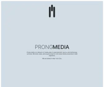 Prongmedia.com(The Blog) Screenshot