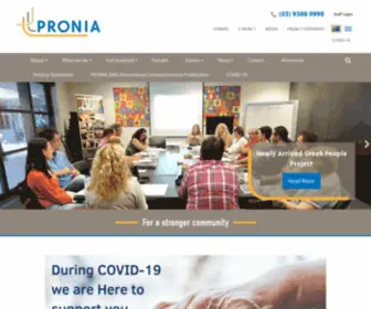 Pronia.com.au(Pronia Empowers) Screenshot