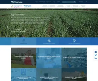 Pronicaragua.gob.ni(Inversiones) Screenshot