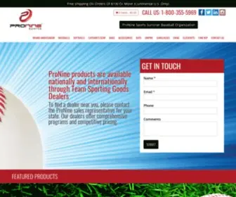 Pronine.com(ProNine Sports) Screenshot