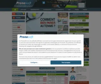 Pronosoft.com Screenshot