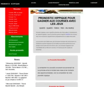 Pronostic-Hippique.com Screenshot