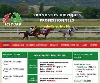 Pronostic-Ici-Turf.fr(Pronostic PMU gratuit) Screenshot