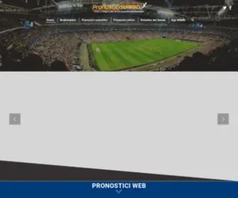 Pronosticisulweb.com(Pronostici Calcio e Scommesse Vincenti) Screenshot