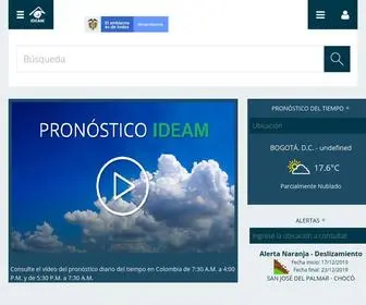 Pronosticosyalertas.gov.co(PRINCIPAL) Screenshot