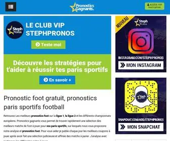 Pronostics-Gagnants.fr(Pronostic foot gratuit) Screenshot