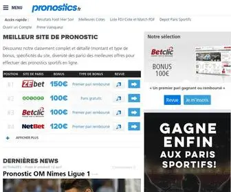 Pronostics.fr(Conseils et analyses pour vos paris sportifs) Screenshot