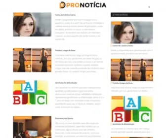 Pronoticia.com(Notícia) Screenshot