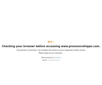 Pronouncehippo.com(How to Pronounce English Words) Screenshot