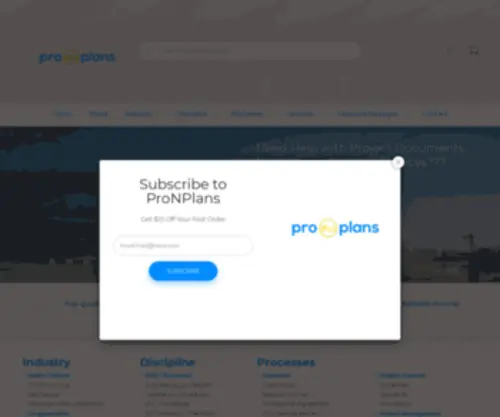 Pronplans.com(Pronplans) Screenshot