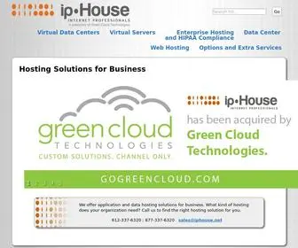 Prons.com(IpHouse // Hosting Solutions for Businesses) Screenshot