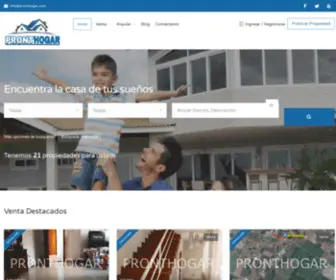 Pronthogar.com(Publica gratis tu inmueble) Screenshot