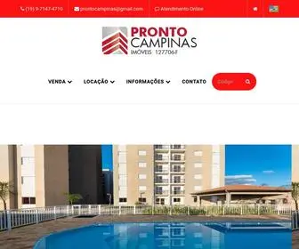 Prontocampinas.com.br(Imobiliária em Campinas) Screenshot