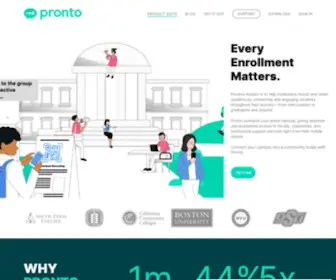 Pronto.io(Every Enrollment Matters) Screenshot