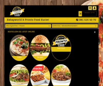 Prontopizzachur.ch(Kebapworld & Pronto Food Kurier Lindquai 12) Screenshot